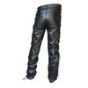 2019 Wish Lace-up High Waist PU Leather Pants - Solid Color, Trendy European & American Style