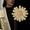Daisy Brooch High-End Women'S Small Suit Corsage Simple And Generous Luxury Neckline Decorative Pin Summer Anti-Light Buckle