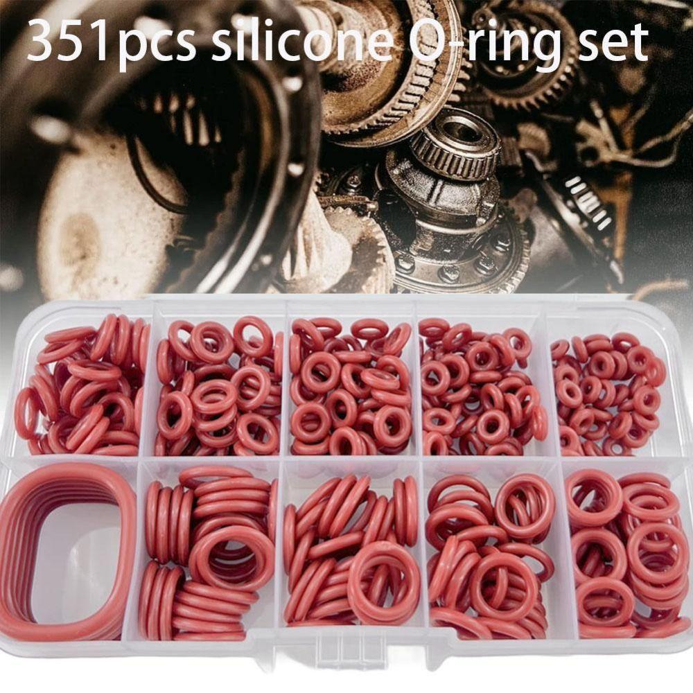 279pcs Circular Rubber Rubber O-Ring  Car Auto Seal Repair, Hydraulic Systems, Plumbing Repairs