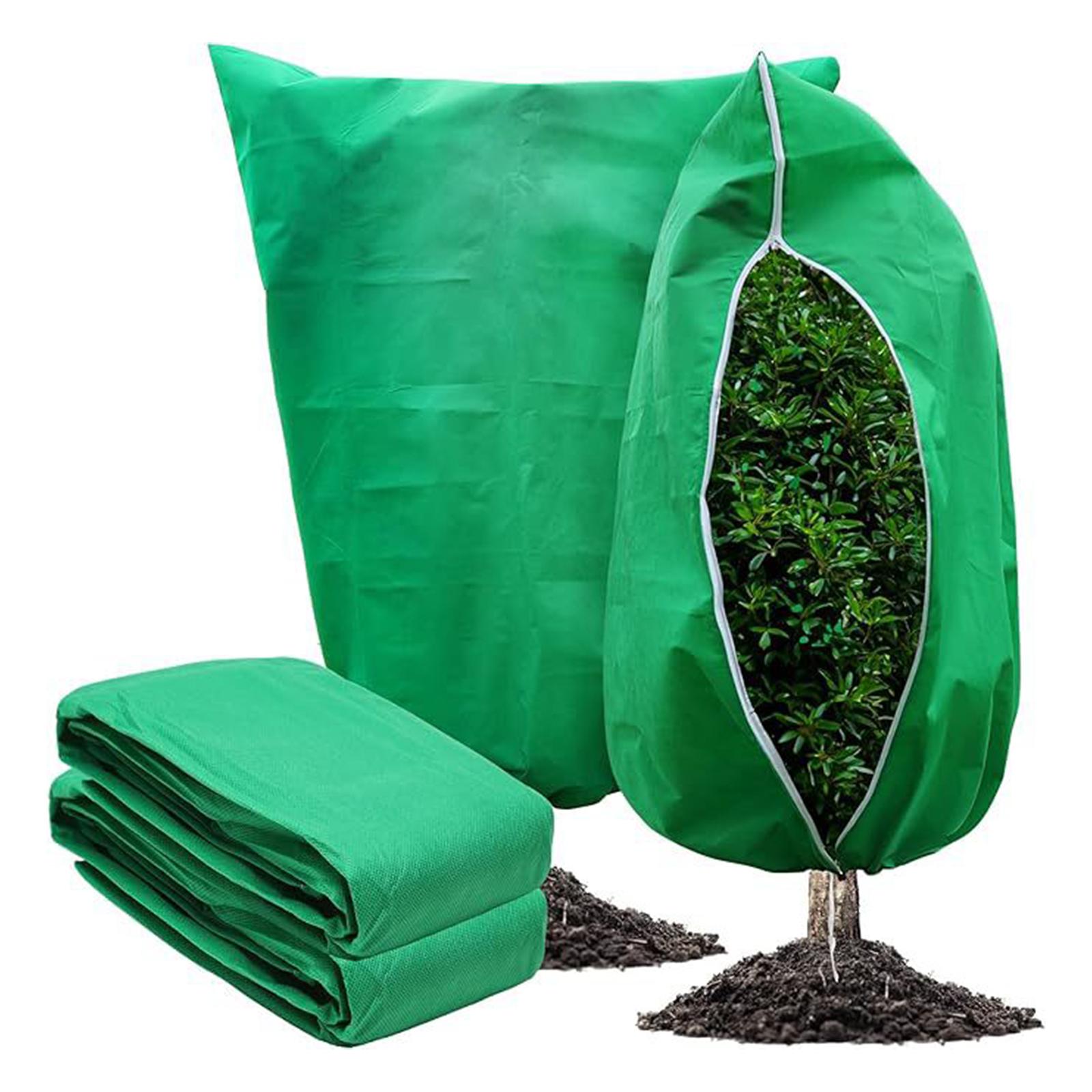 

Plant Covers Reusable Freeze Protection Winter Frost Cloth Bags Wraps Tree Covers for Outdoor Garden Potted Plant Shrub