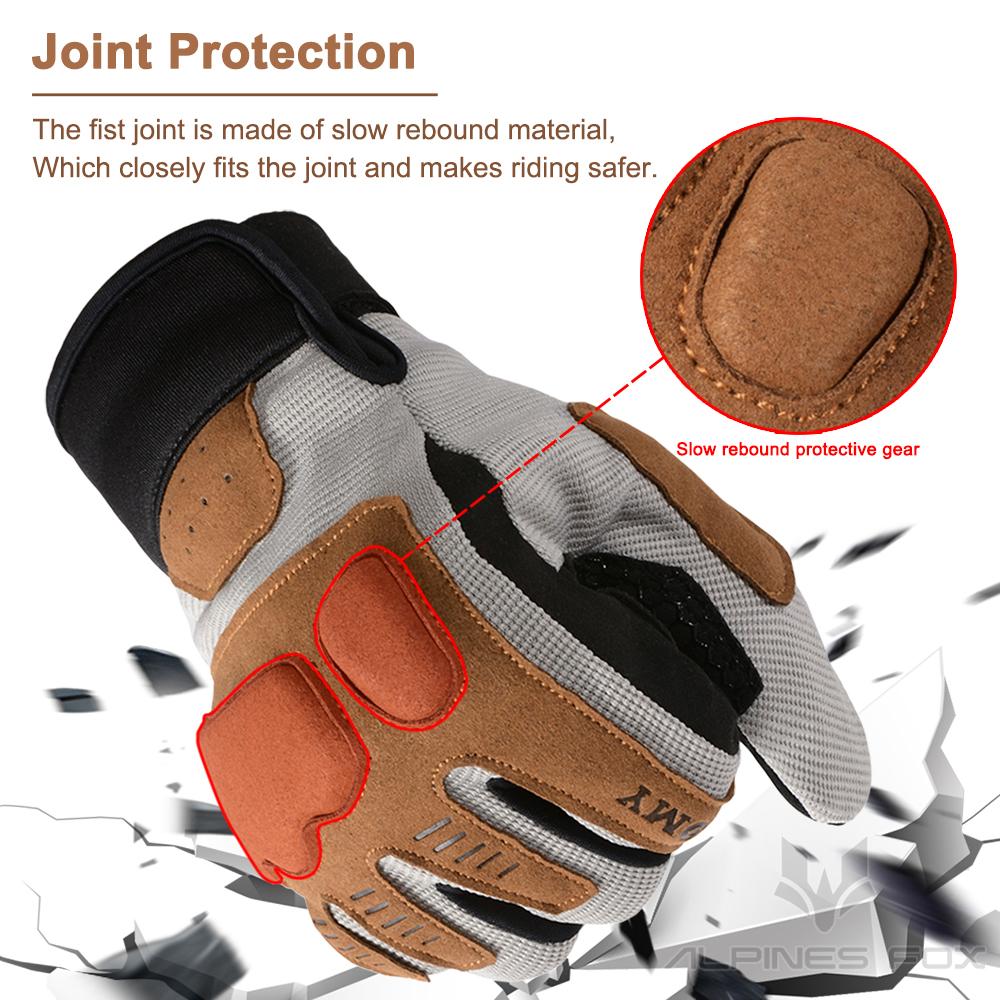 SUOMY Summer Breathable Motorcycle Gloves Men Touch Screen Motocross Guantes MTB Racing Bike Off-road Bicycle Cycling Gloves