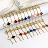 Titanium Steel 15mm Four-leaf Clover Laser-engraved Bracelet Vacuum Plated High Quality Non-fading Women's Bracelet