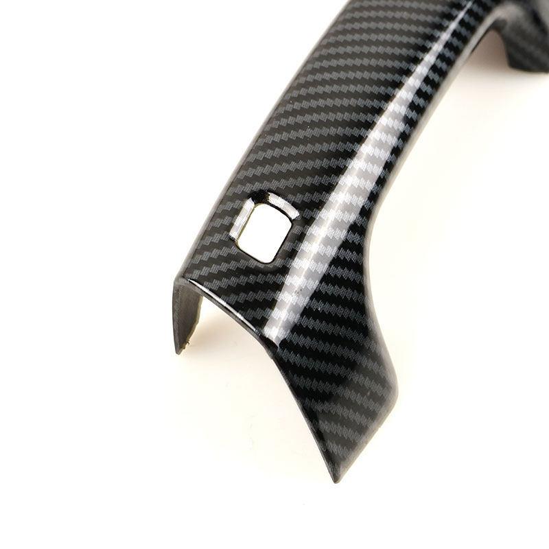 For Kia Stinger 2018 ABS Carbon Fiber Texture Car Styling Exterior Door Handle Pull Cover Trim