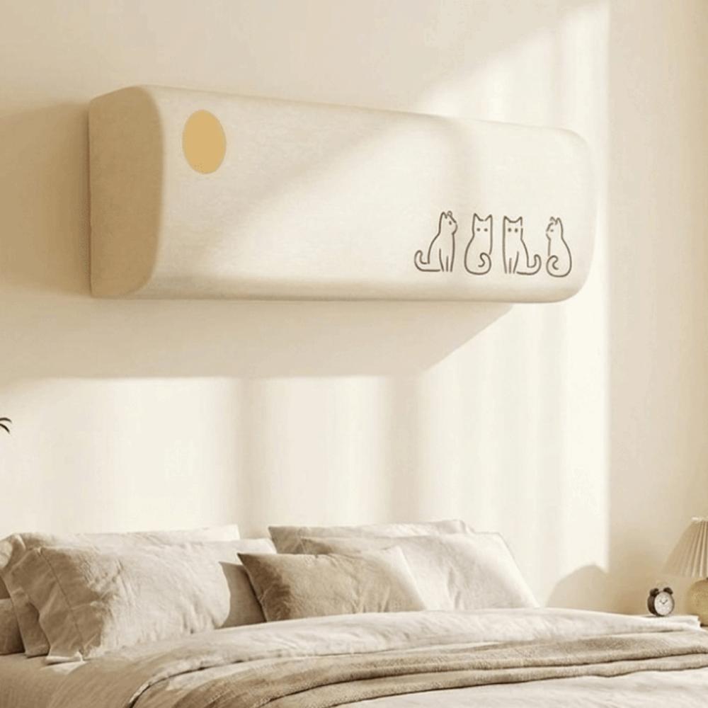 Elastic Fabric Air Conditioner Cover Dust-proof All-Inclusive Dust Covers  Easy Cleaning