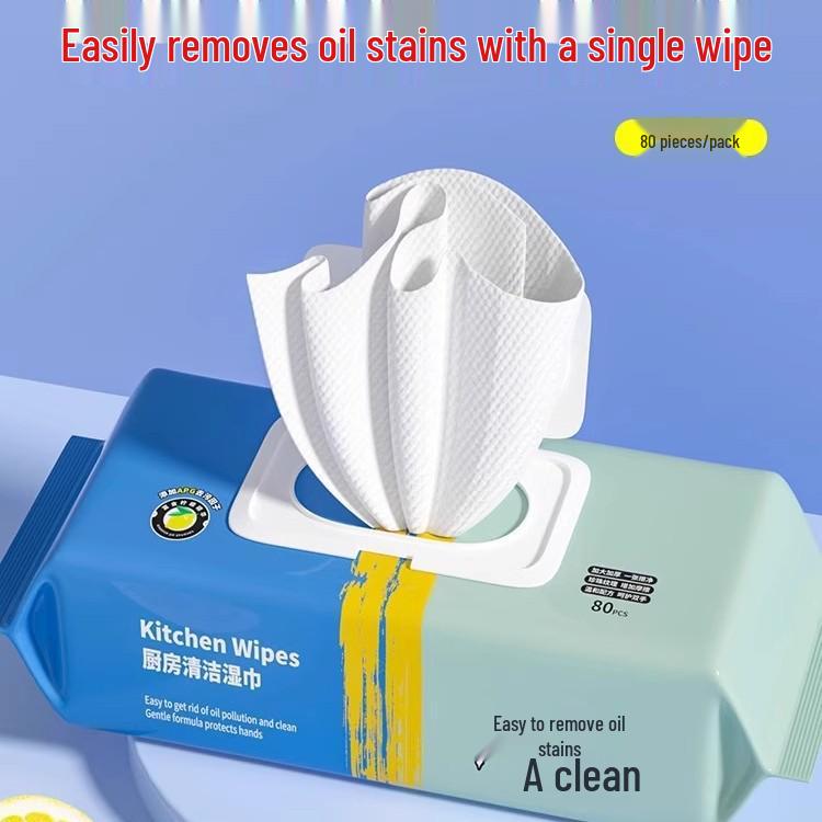 Exklusiv für Neueinsteiger: Kostenloser Versand Küchenölflecken Feuchttücher – Perfekt für Dunstabzugsreinigung
