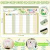 Magnetic Reward Chart for Kids at Home, Behavior Chart Pad with 26 Chore Charts, 1680 Star Stickers, 84 Motivational Stickers to Develop