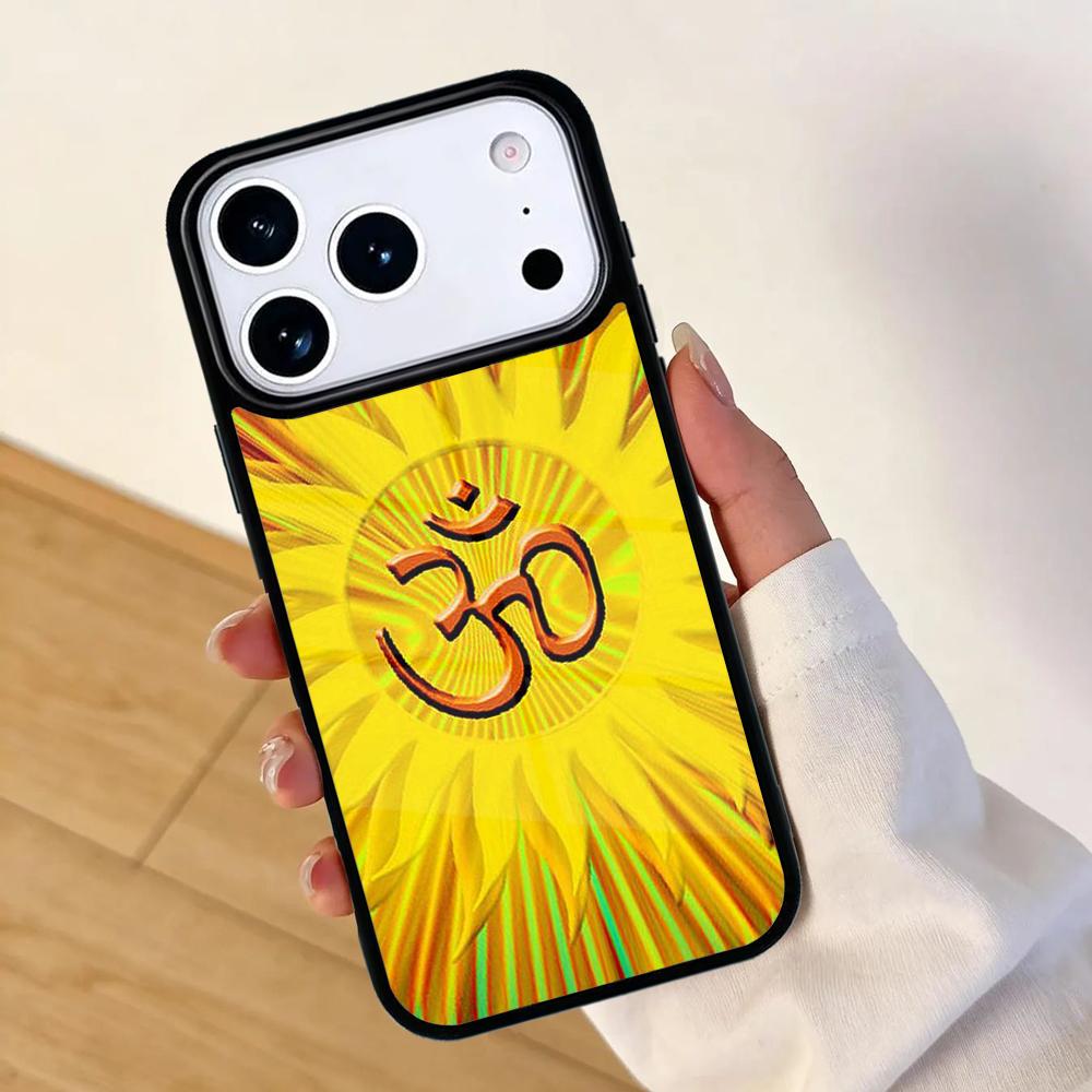 Yoga Om Mandala Colourful Phone Case For Apple iPhone 17 Air 16 Pro Max 15 Pro Max 14 13 12 11 Mini Back Cover