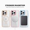 For iPhone 16 Pro Magnetic Clear Case TPU PC Protective Phone Cover