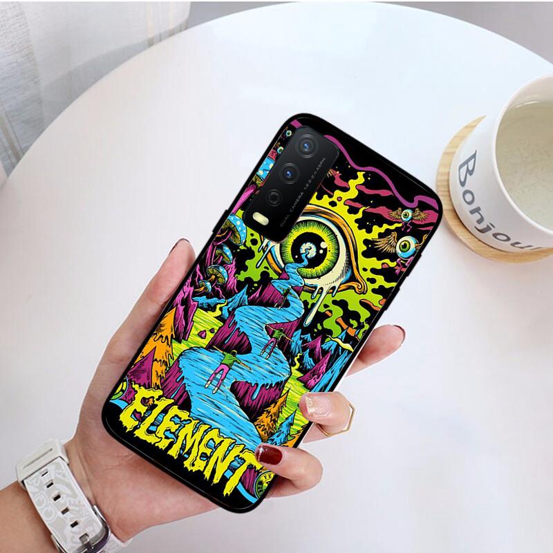 Bunte psychedelische Trippy Art Handyhülle für VIVO Y31 Y21 Y70 Y21S Y20 Y72 1907 Y12 Y11S Y53S Y33S Y55 Y76 Y51 Y15S Y01