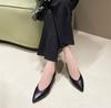 Fashion Stiletto Pointed Toe Single Shoes Women's 2025 Spring New Work Shoes