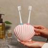 Ceramic Shell Shape Toothbrush Holder Cartoon Bathroom Storage Rack  Children's Room