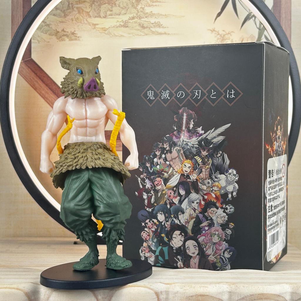 Anime Figure Demon Slayer Figures Kimetsu No Yaiba Doll Tanjiro Nezuko Zenitsu Figurine Inosuke Warrior Action Figure Model Toys