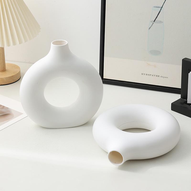 Wabi-sabi Style Nordic Retro Vase for Elegant Flower Arrangements