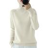 2025 Autumn Winter Women Pullover Long Sleeved Knitted Sweater Standing Collar Autumn Winter Top Sweater Women Sweaters