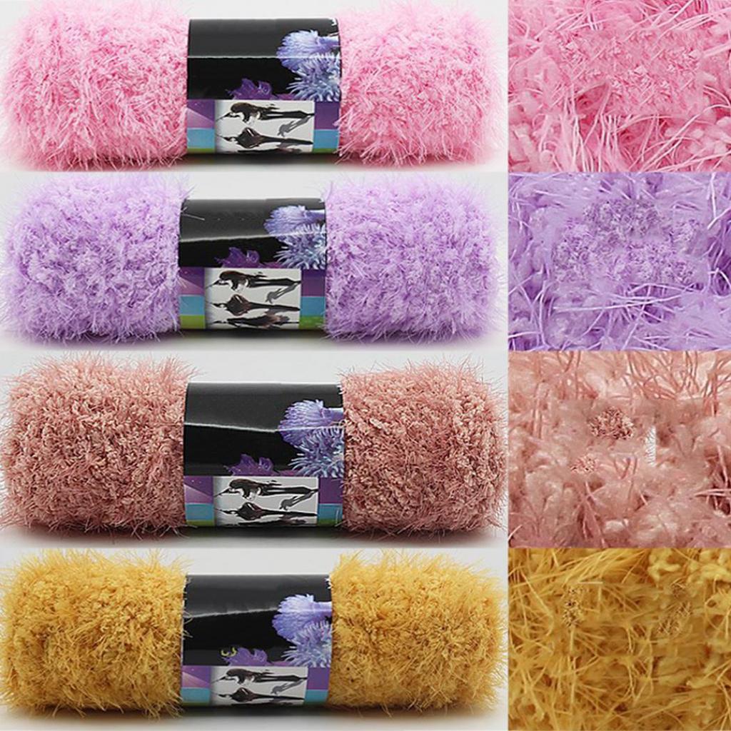 Buy Hot 100g Woolen Yarn Knitting Crochet Blanket Sweater Hat Slipper