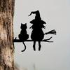 Unheimlicher Nekromant Metallanstecker Halloween Outdoor Eisenkunst Deck für Veranda Gras Beschattet Anordnen