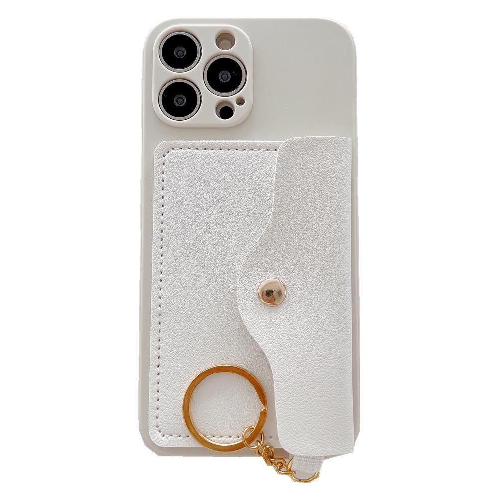 

Perforated Card Holder Case for Apple 14 Pro Max/15 and 11/16 Card Slot Protective Cover for 17 Pro XS iPhone 12 Pro Max