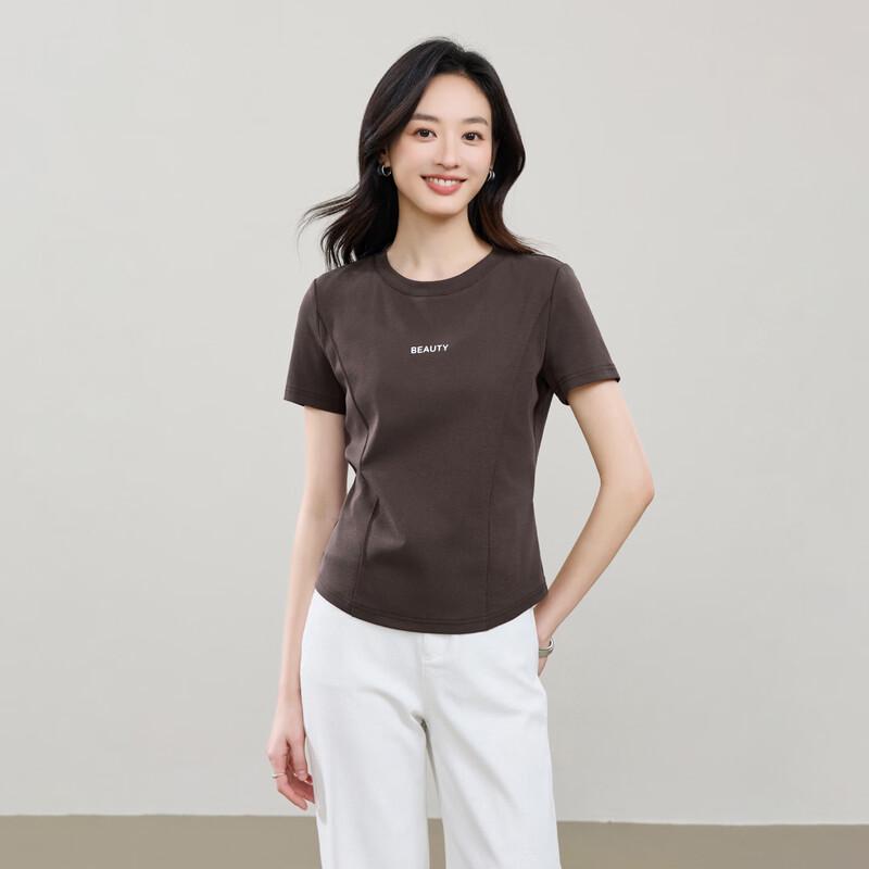 ESE-Y Women s Slim Fit Crew Neck Short Sleeve T-Shirt