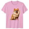 Cute Pomeranian Dog Graphic T-Shirt Pomeranian Dogs Gift For Him And Her