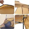 1 Person Tent Lightweight Backpacking Tent Double-layer Can Use with Elevated Sleeping Platform Camp Bed for 4 Season