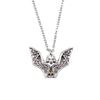 Mask Pendant Necklace Theater Halloween Day Jewelry 40cm Short Chain