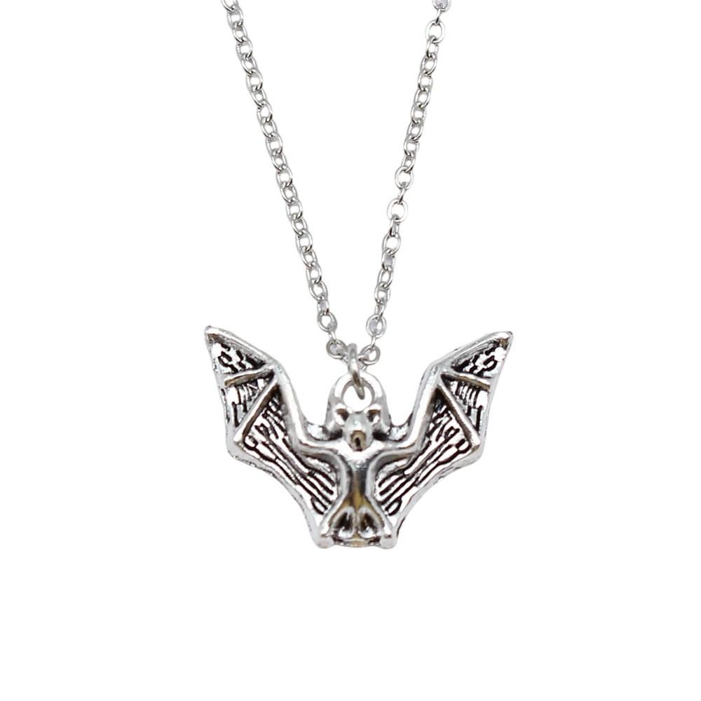 Mask Pendant Necklace Theater Halloween Day Jewelry 40cm Short Chain