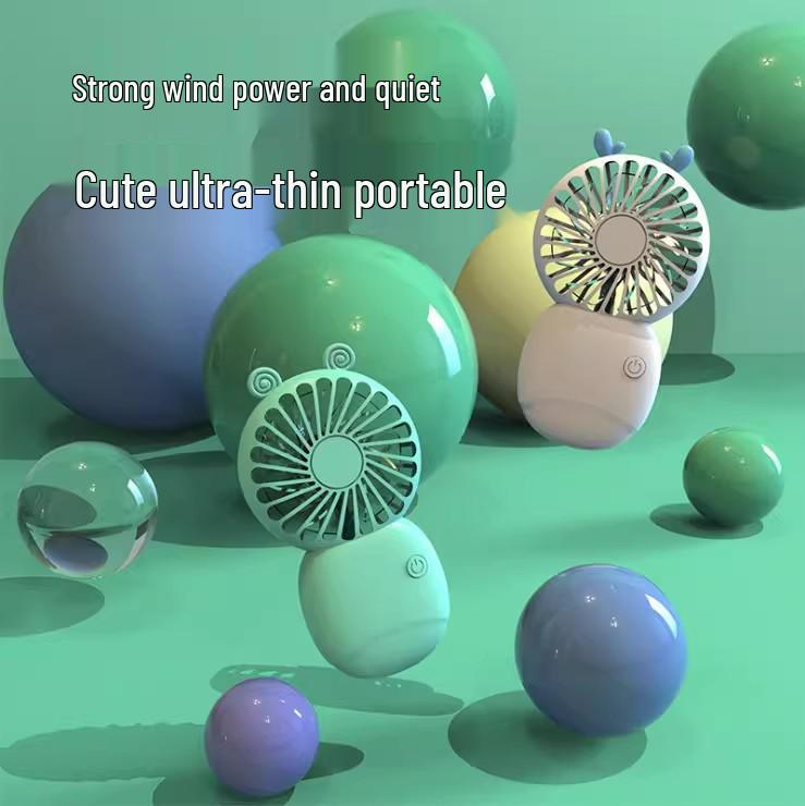 Cartoon Mini USB Rechargeable Pocket Fan