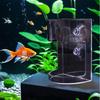 Neuer Transparenter Runder Aquarium-Futterspender Große Kapazität Festpunkt-Kunststoff Schwimmend/Sinkend Fischfutter-Tablett Mit Saugnapf