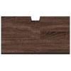 Bathroom Vanity Cabinet Brown Oak Effect 60 x 33 x 60 cm