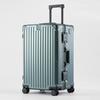 Large 24/26-Inch Multifunctional Aluminum Frame Suitcase with Universal Wheels for Men & Women's Travel