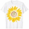 Sunflower Botanical Shirt Vintage Floral Nature Womens Graphic T-Shirt