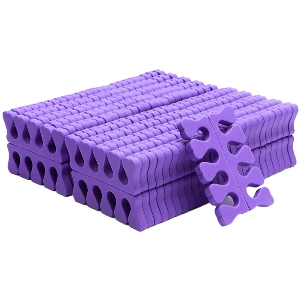100Pcs Flexible Manicure Finger Separators Soft Sponge Foots Nail Art Tools UV Gel Polish