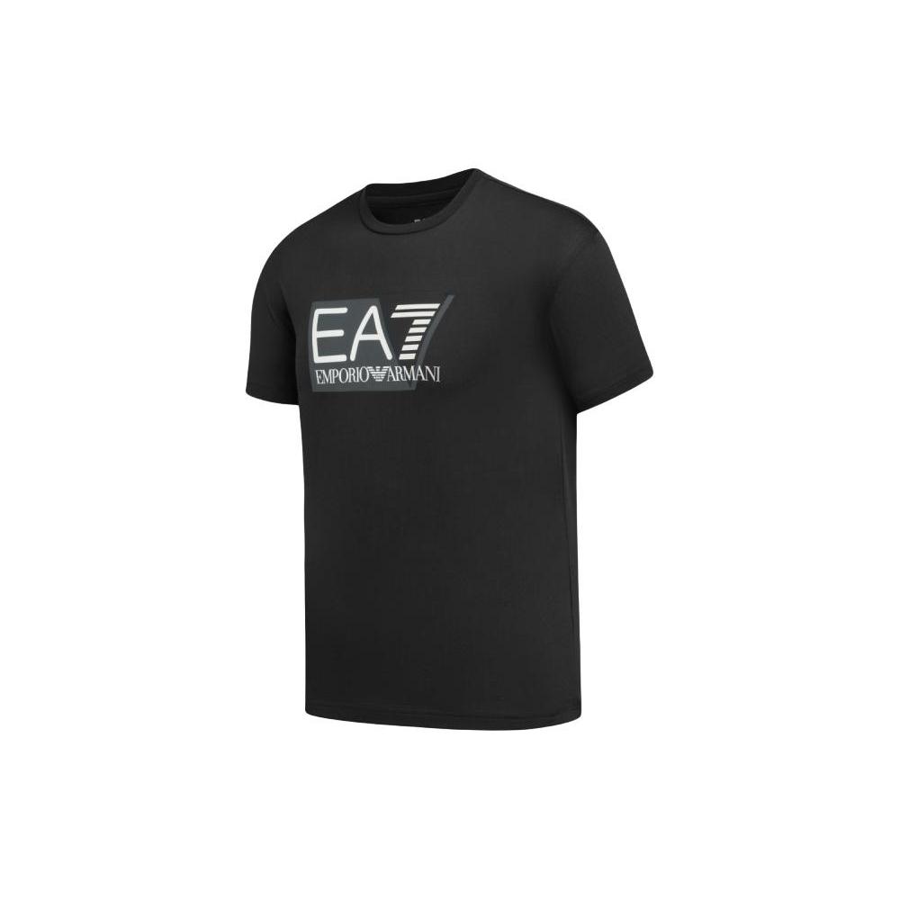 EMPORIO ARMANI EA7 SS24 T Shirt Men's Black 3DPT09-PJ02Z-1200