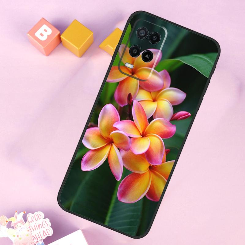 

Frangipani Flowers Case For Oppo A6 A5 Pro A15 A16 A76 A96 A17 A57 A98 A58 A78 A18 A38 A54 A74 A94 A40 A60 A80 OPPO A91