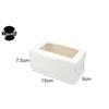 White Card 2-Compartment Baking Packaging Boxes