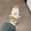 Niche Hong Kong style casual shoes 2025 new models show feet small round head design German training shoes versatile ins * trendy sports shoes