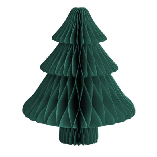 Honeycomb Paper Christmas Tree 3D Foldable Accordion Xmas Tree Winter Tabletop