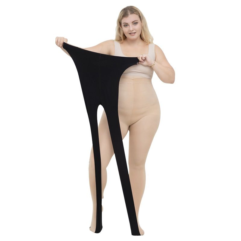 

Бархат Amazon Не образующий затяжек Оверсайз Женская одежда Skin color conjoined XL(3X)