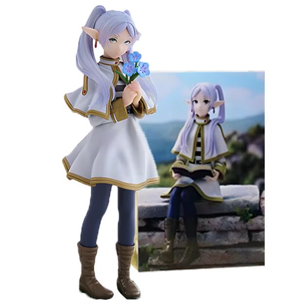 Anime Girl Figure Sousou No Frieren  Action Collectible Model Doll Noodle Stopper beyond Journey's End Toy for Fans