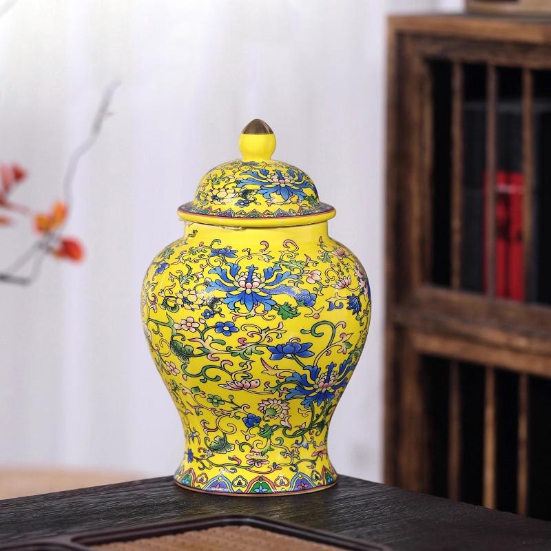 Creative Blue and White Porcelain Candy Jar Multifunctional Ceramic Nuts Coffee Bean Herb Storage Jar Table Top Decoration Vase