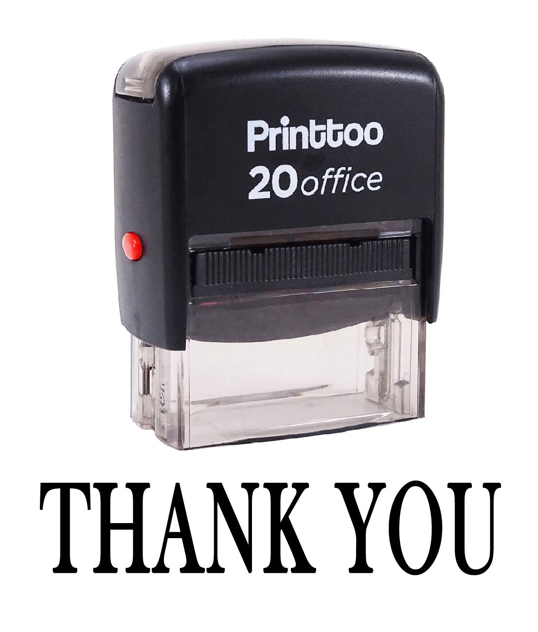 

Резиновая печать Printtoo СПАСИБО 14 mm x 38 mm (Approx) чёрный