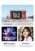 Retro Flip Screen Student Selfie HD Digital Camera Camcorder for Travel and Vlogs