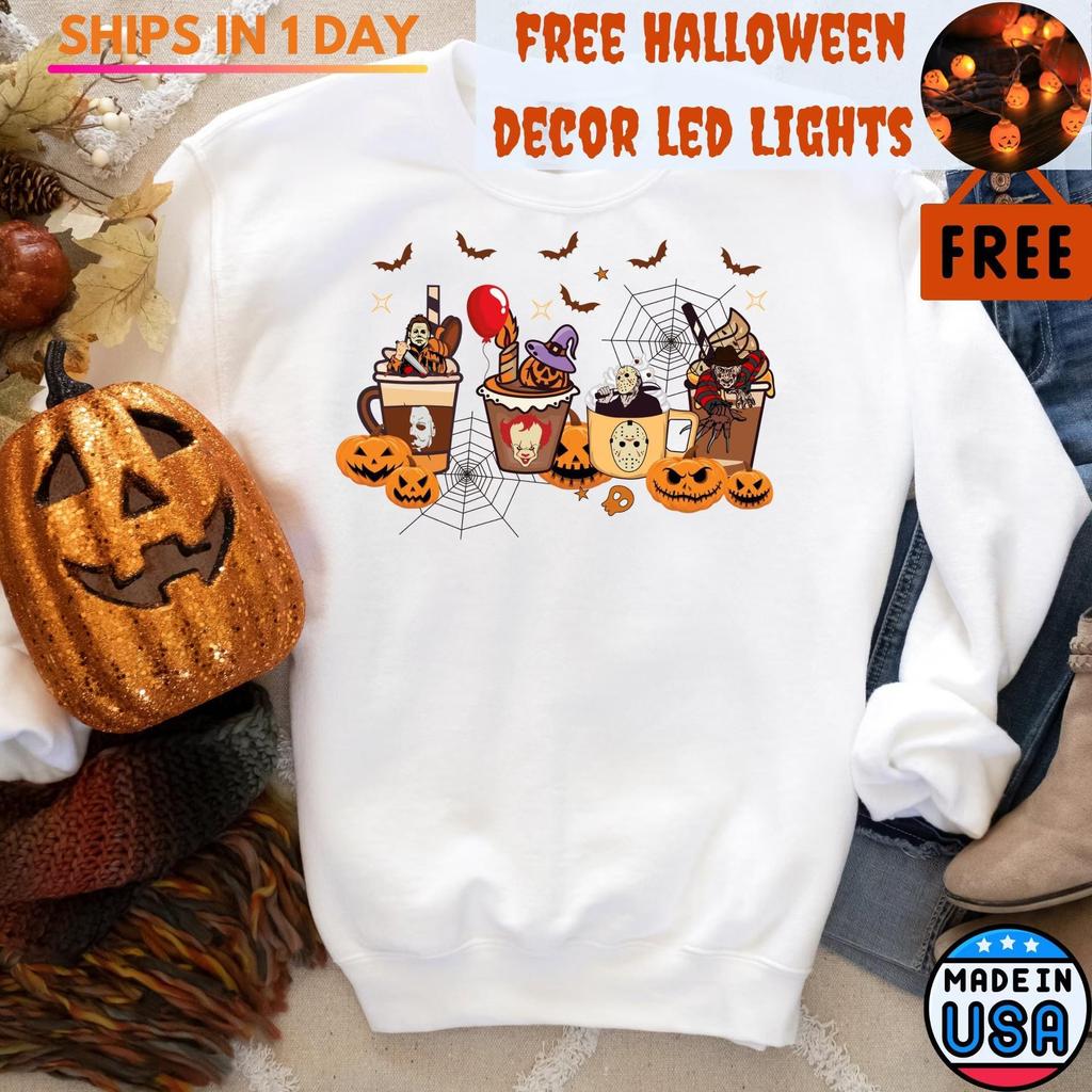2026 European & American Autumn/Winter Halloween Print Round Neck Hoodie