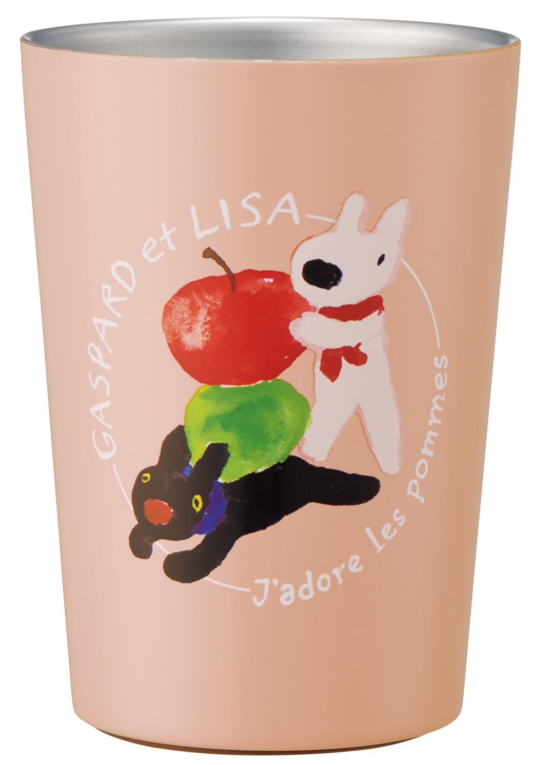 

Skater Convenience Store Coffee Stainless Steel Tumbler, Medium, 400ml, Insulated for Hot or Cold Drinks, Gaspard and Lisa Apple Design, STCV2-A