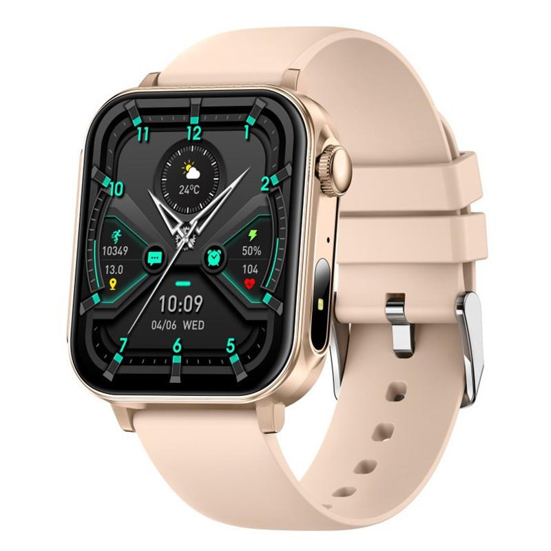 V96 Smart Watch Type-C Fast Charging BT Calling Health Monitor Strong LED Light Flashlight Men Outdoor Sports Fitness Smartwatch