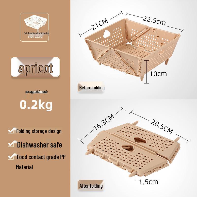Multifunktioneller faltbarer Obstkorb & Gemüsewaschbecken