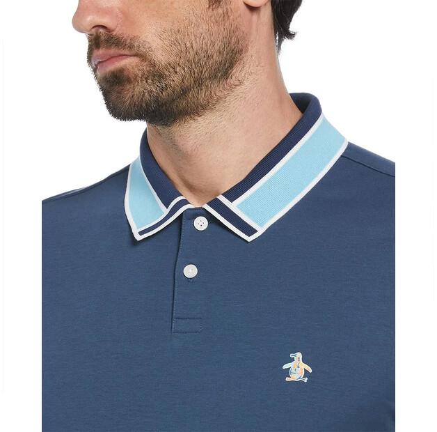Original Penguin Organic Novelty Collar поло с короткими рукавами