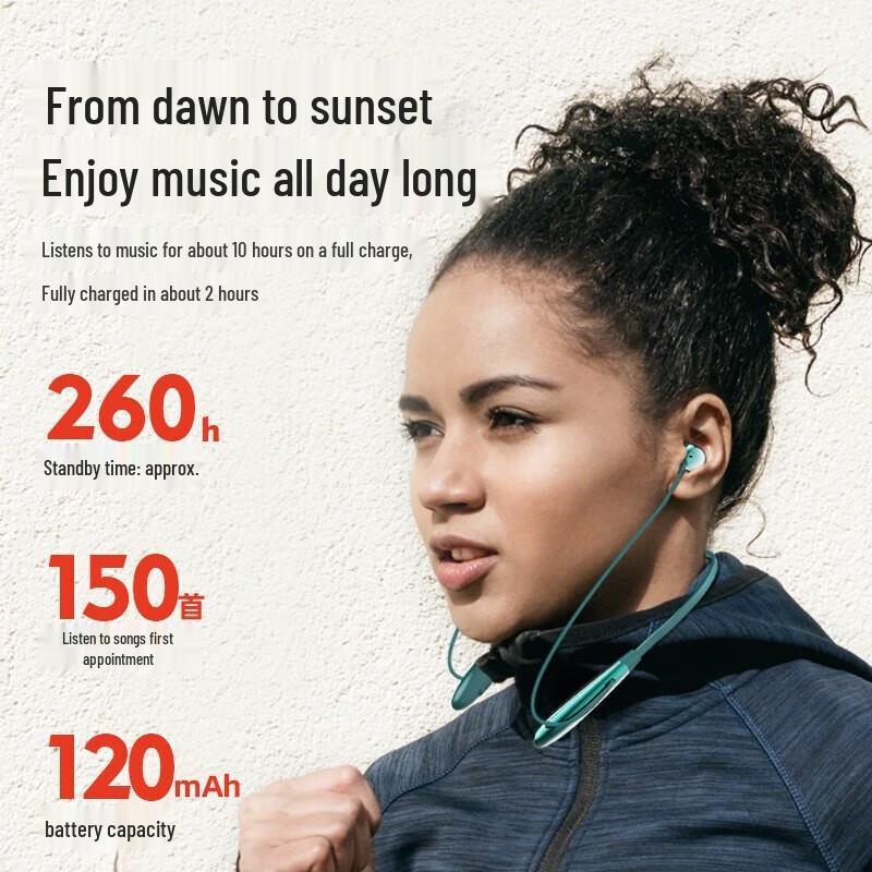 Newmine C36 Wireless Bluetooth Neckband Sports Earbuds