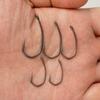 Hirisi 8041 50Pcs PTFE Coated Fish Hook High Carbon Stainless Steel Anti-Rust Sharp Point Barbed With Eye for Fishing Accessory