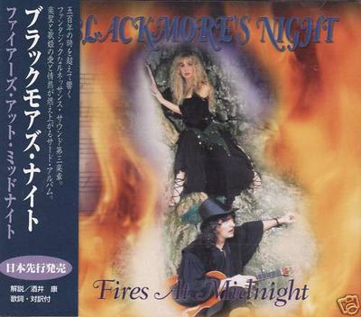 CD BLACKMORES NIGHT  Fires At Midnight PCCY01512 CANYON INTERNAT 2001 Japan ObiRock Used